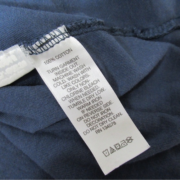 Vineyard Vines Men’s I Love Savannah Georgia Long Sleeve Pocket Tee Size XS Blue - Picture 7 of 12